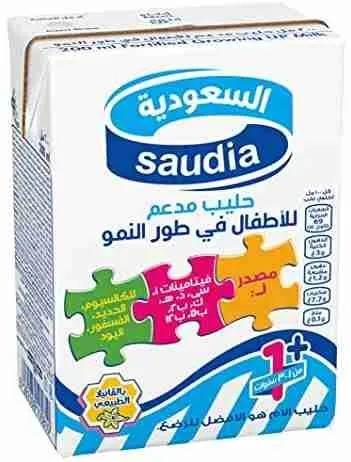 السعرات الحرارية في حليب السعودية للأطفال