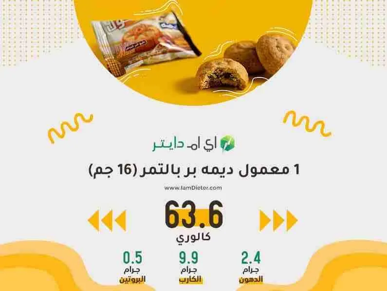 معمول ديمه بر كم سعره حرارية