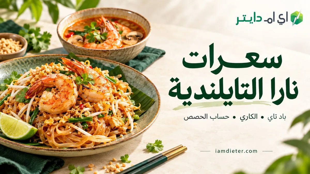 سعرات نارا التايلندية: القيم التقديرية وحساب الحصص