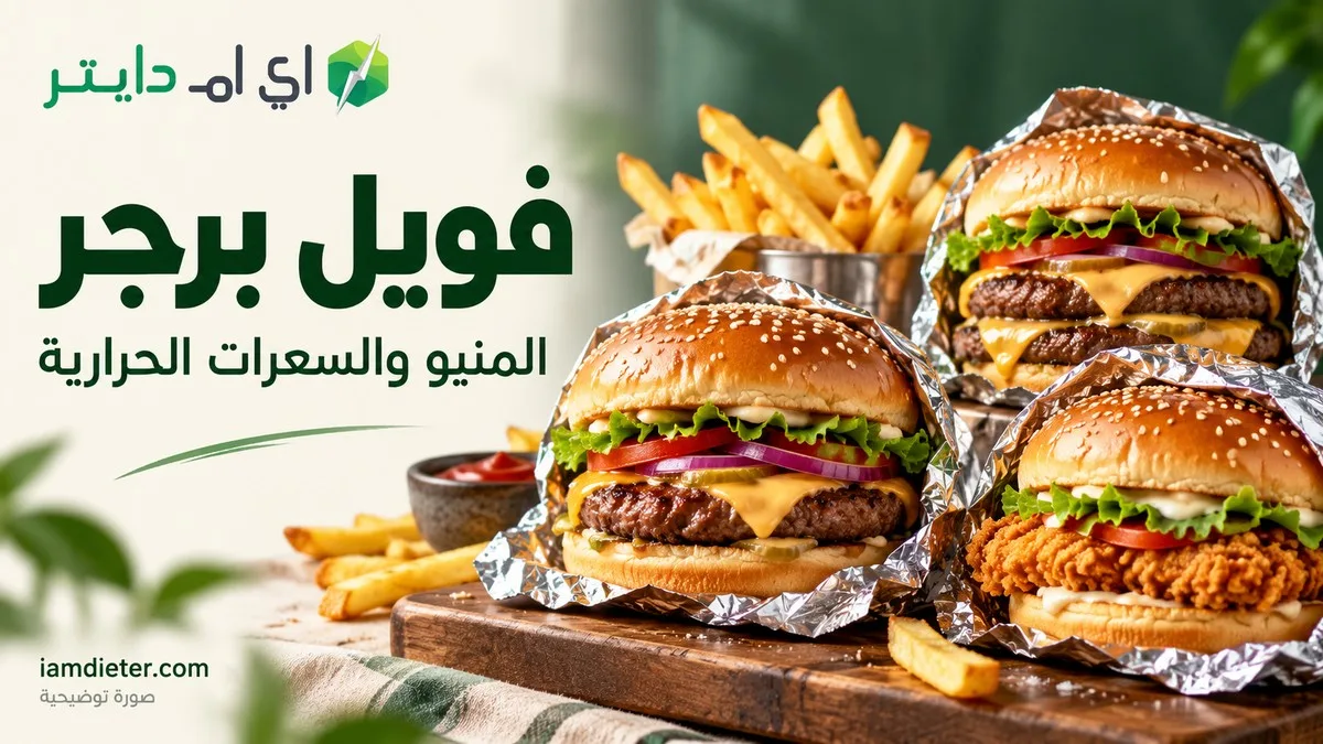 فويل برجر: المنيو والأسعار والسعرات الحرارية