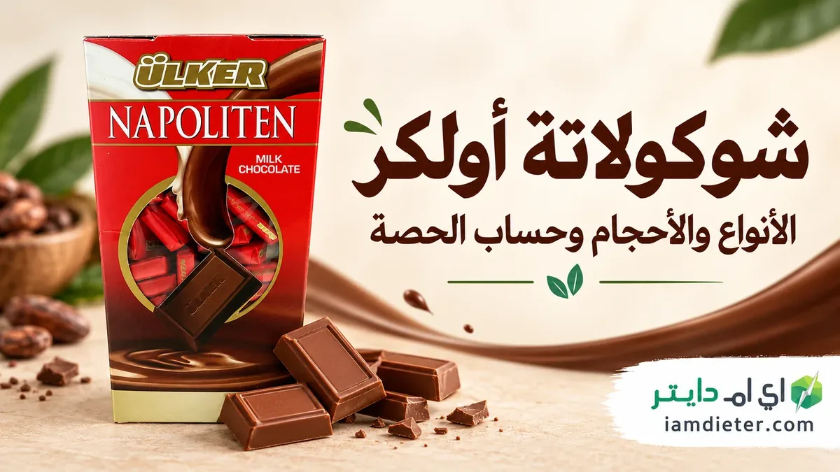 شوكولاتة أولكر: الأنواع والأحجام وكيف تحسب السعرات