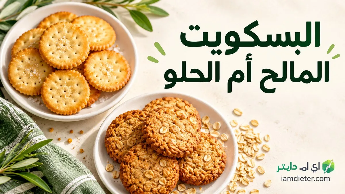 البسكويت المالح أم الحلو: ماذا تقول البطاقة الغذائية؟
