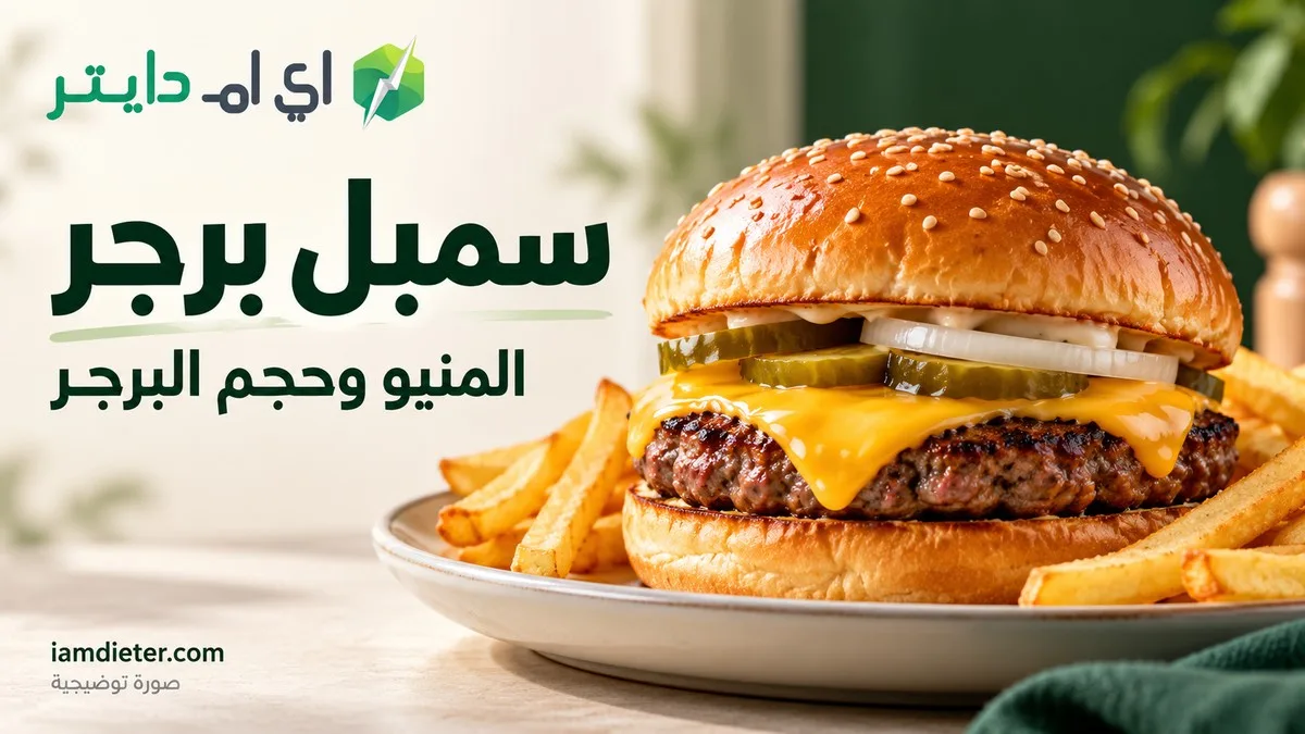 سمبل برجر: المنيو وحجم البرجر وحدود بيانات السعرات