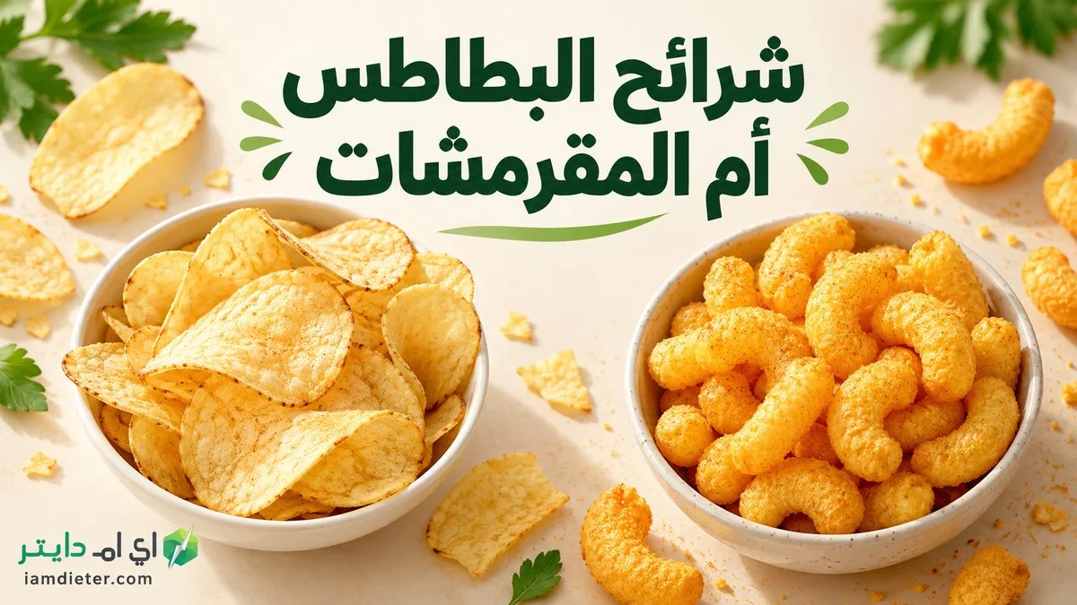 شرائح البطاطس أم المقرمشات المشكلة: كيف تقارن المنتجين؟